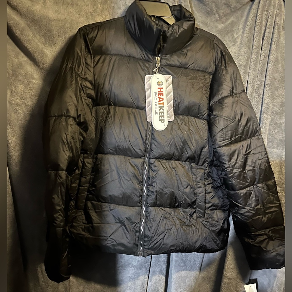Heat keep unisex men’s or woman’s puffer jacket size large